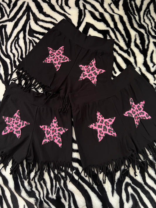 black cheetah girls star baby shorts (multi sizes!!)