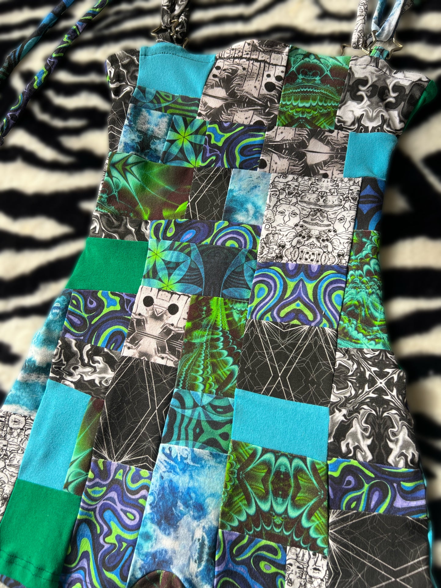 patchy stardust romper