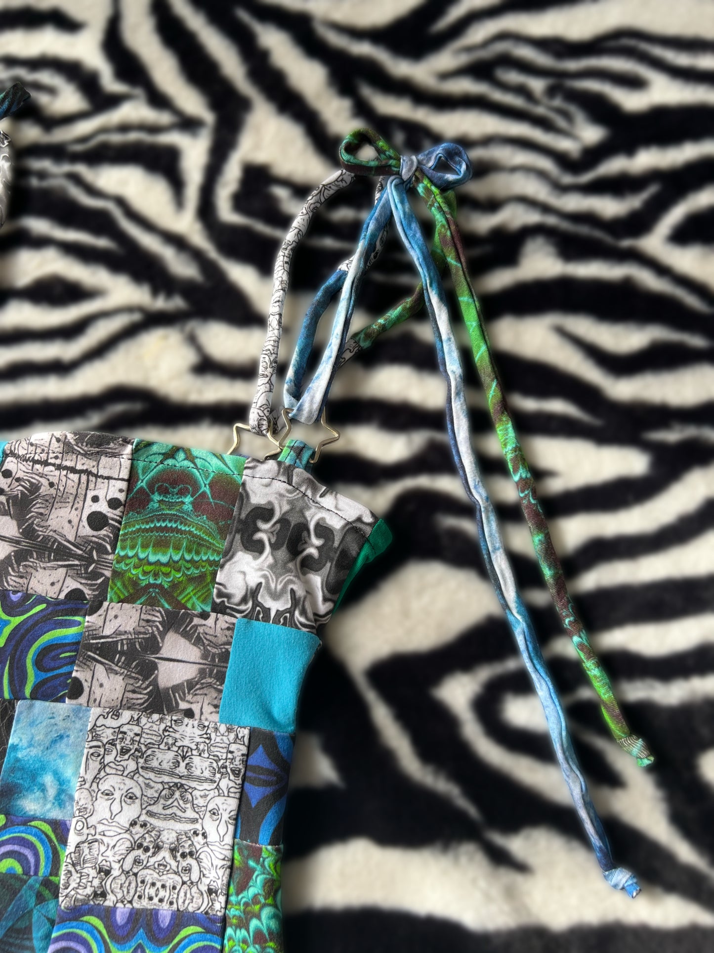 patchy stardust romper