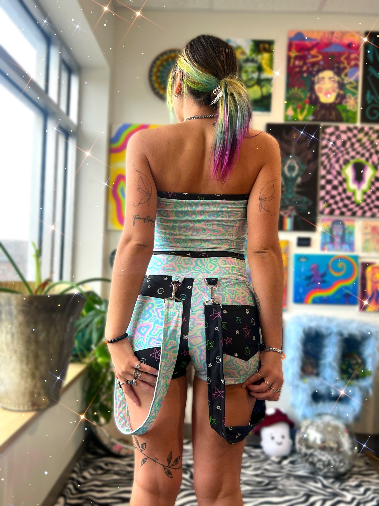 suspender straps add on