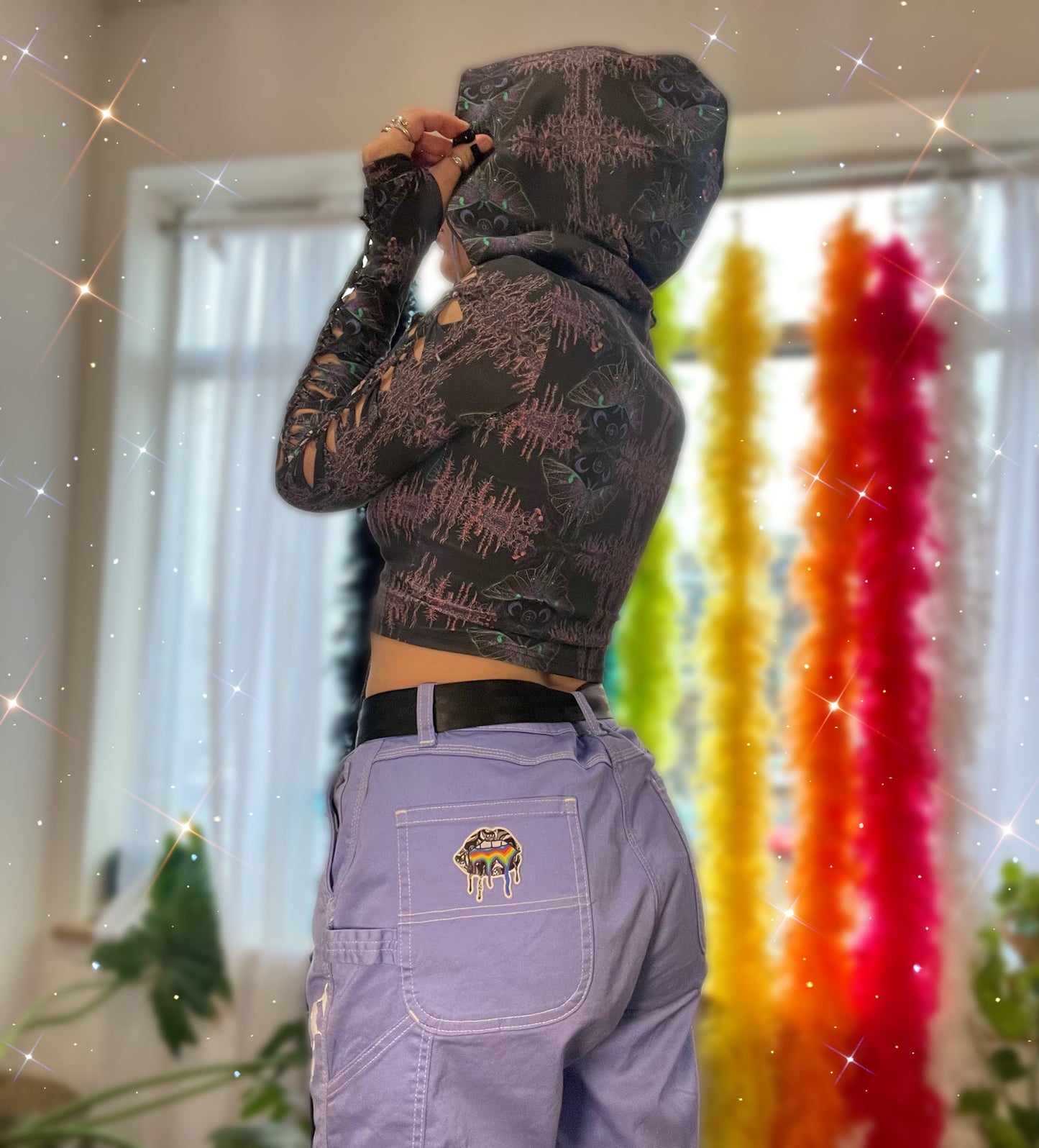 goddess hooded long sleeve