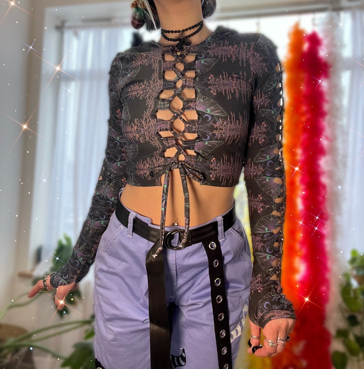 goddess hooded long sleeve