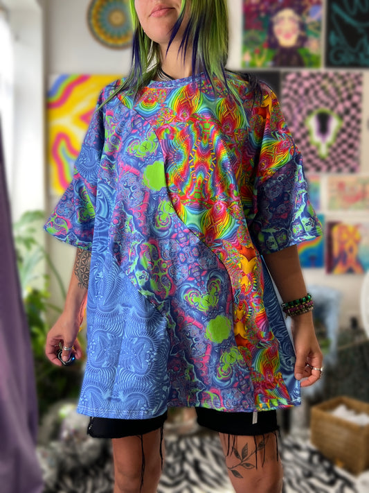 3 pattern stay wavy tee