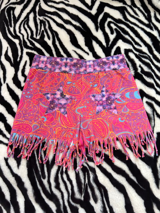 xl tropical planet star baby shorts