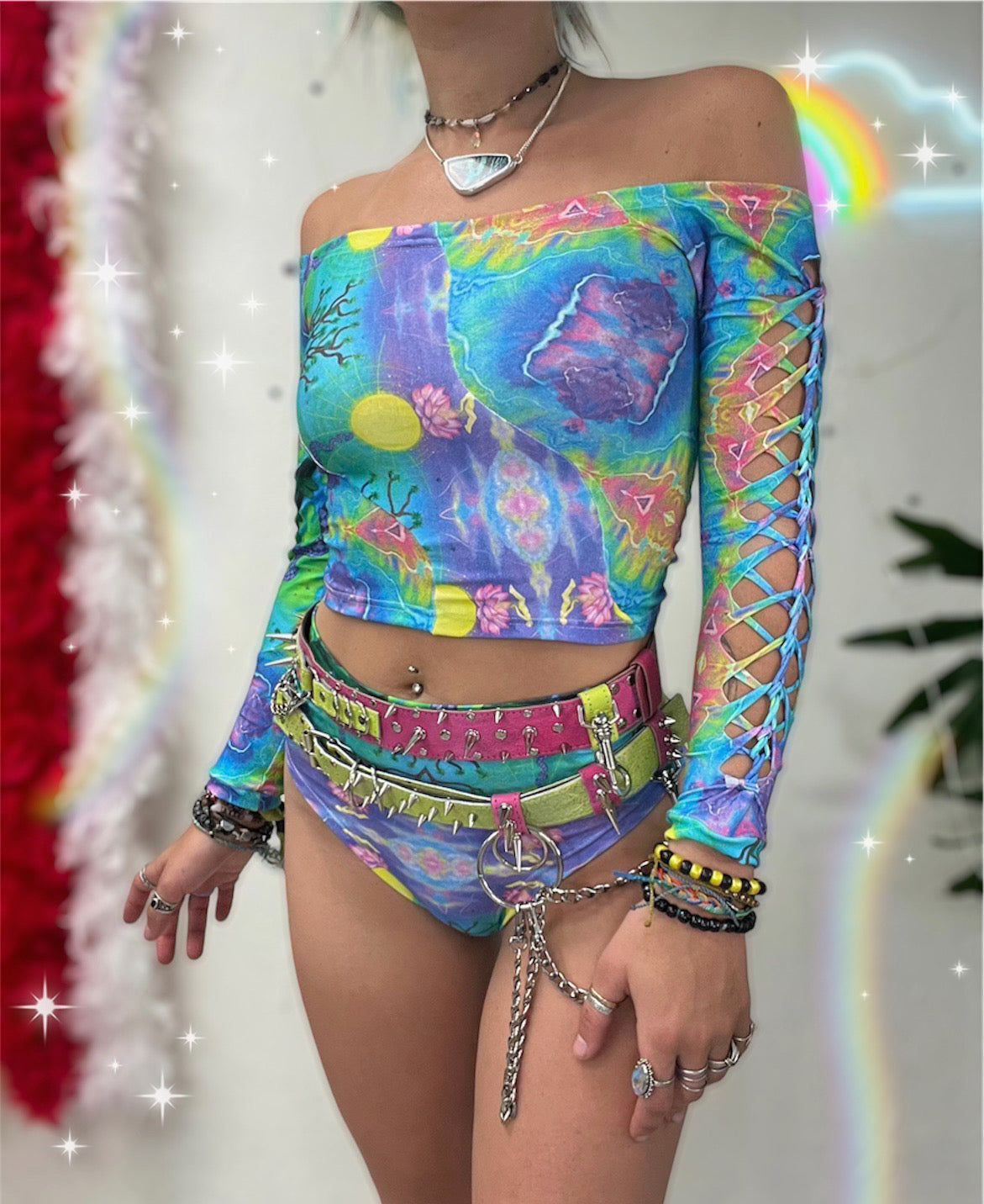wavy long sleeve