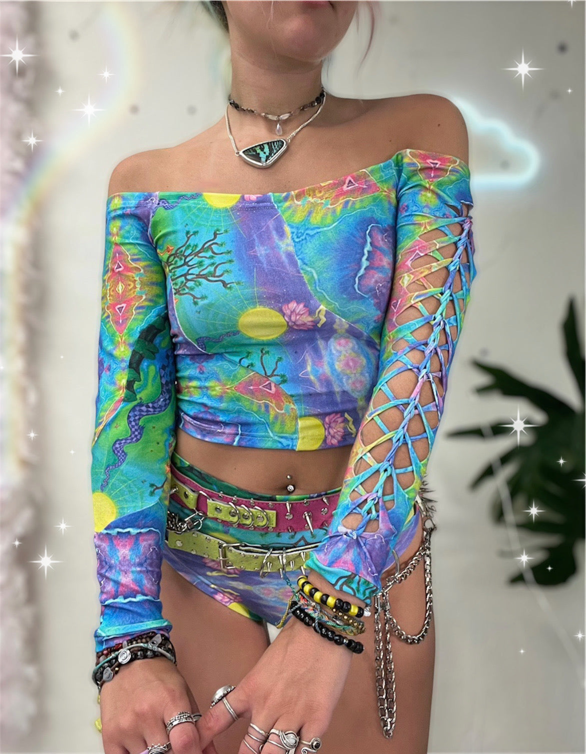 wavy long sleeve