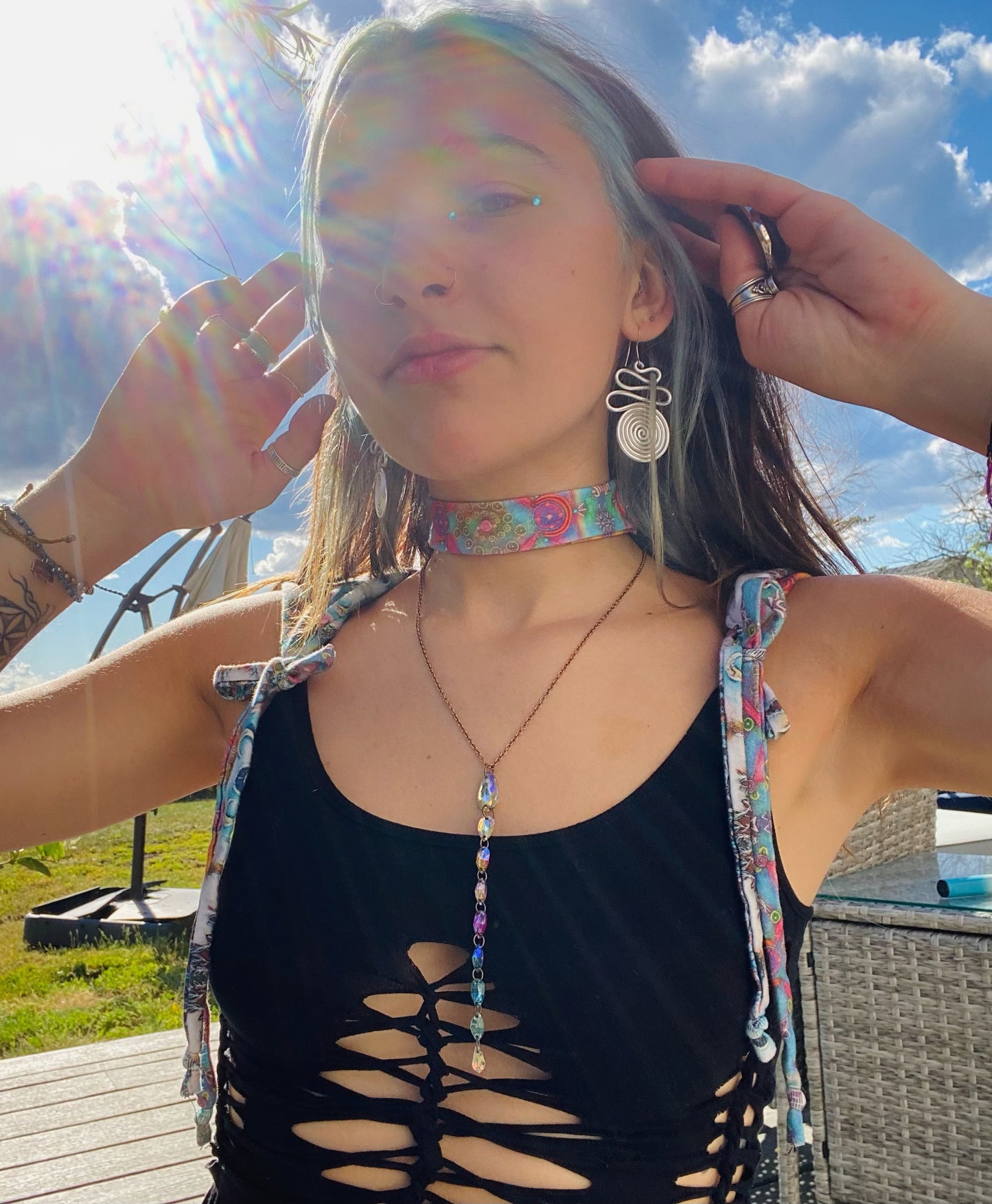 fabric choker