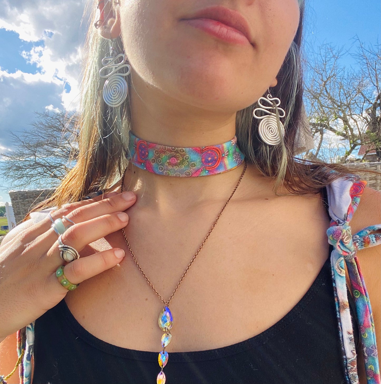 fabric choker