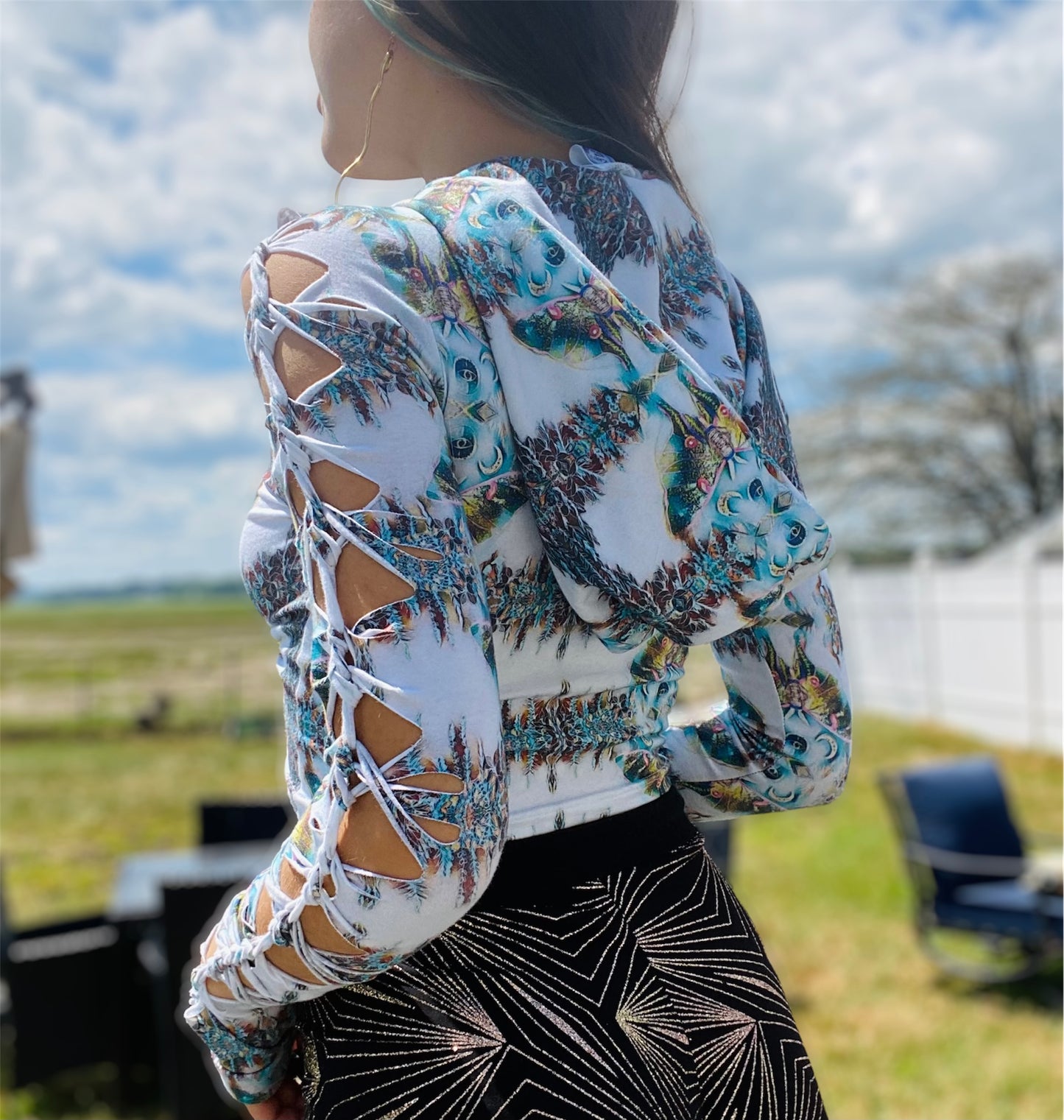 goddess hooded long sleeve