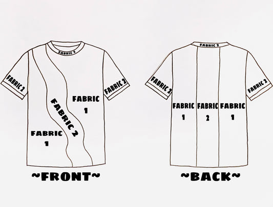 2 pattern stay wavy tee