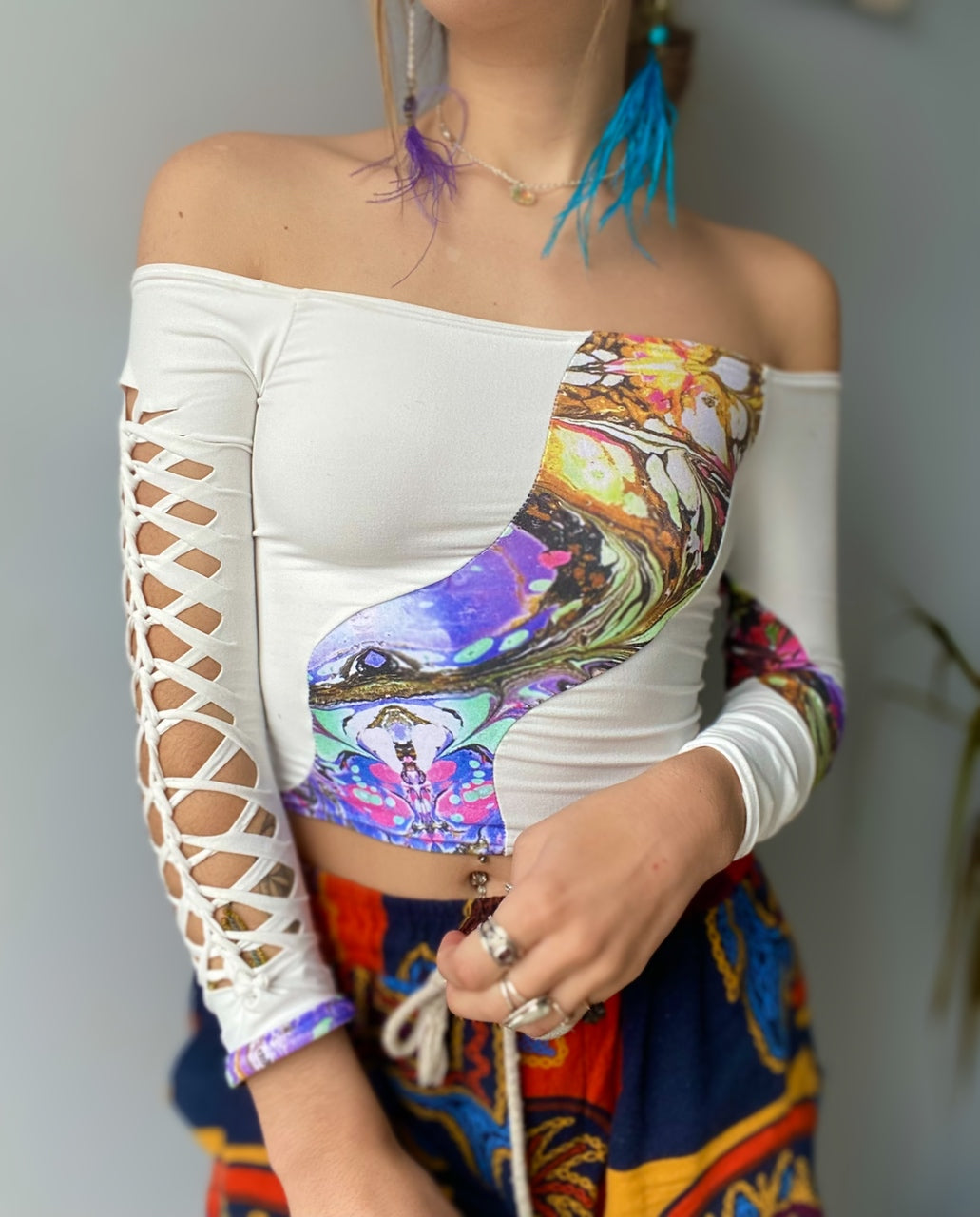 wavy long sleeve