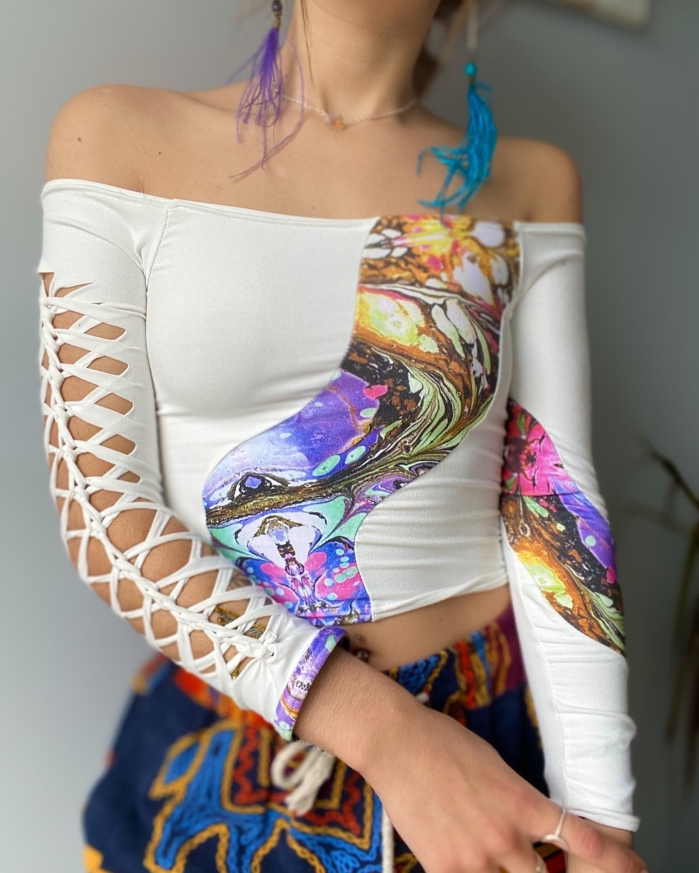 wavy long sleeve