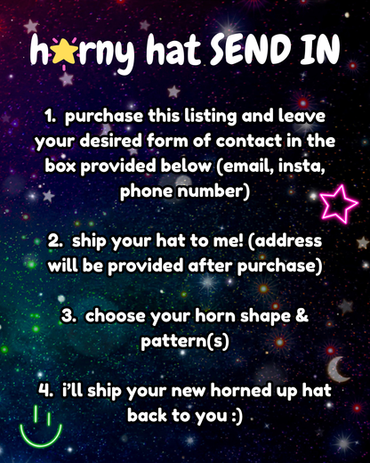 h🌟rny hat SEND IN