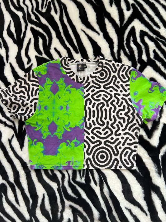 med purp & green diffusion bb tee