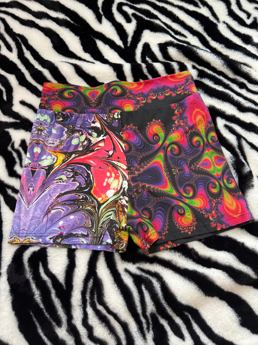 small solar planet booty shorts