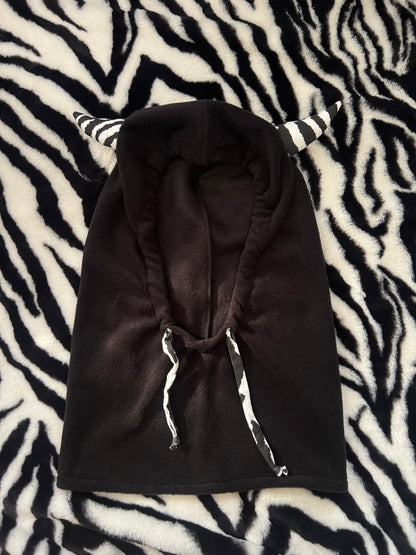 zebra monster hood