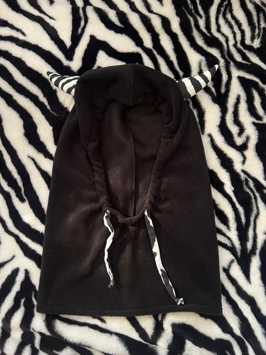 zebra monster hood