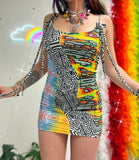 wavy baby dress