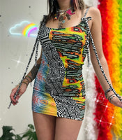 wavy baby dress