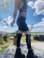 UNBRAIDED lace up leggings