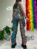 strappy pants